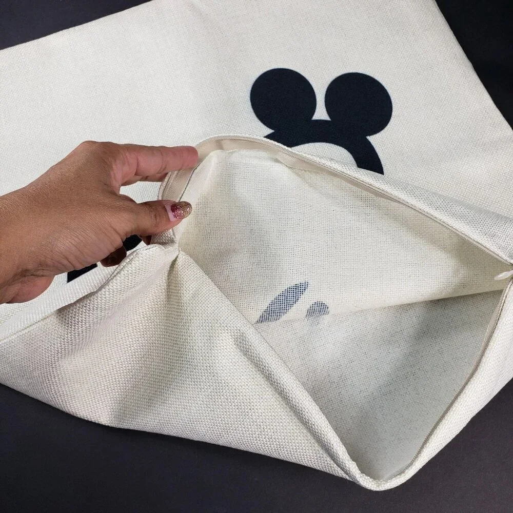 Mr Mickey Pillowcase Mouse Accent Wedding Decor Throw Sham Pillow Cushion Cover